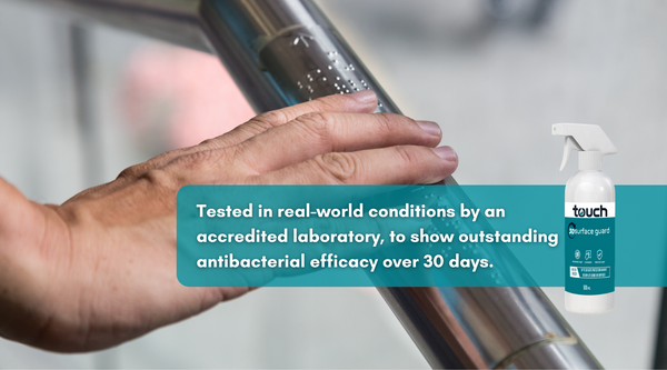 Surface Guard: Testing in real-world conditions show outstanding antibacterial efficacy over 30 days