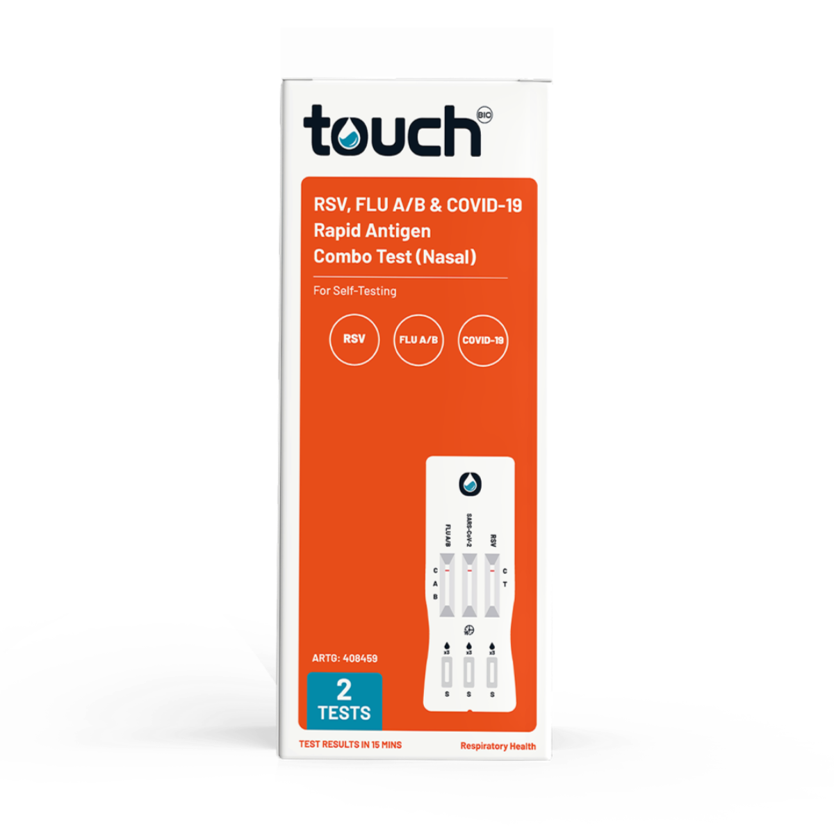RSV, Flu A/B & COVID-19 Rapid Antigen Test - For Self Testing | 02 Test Kits