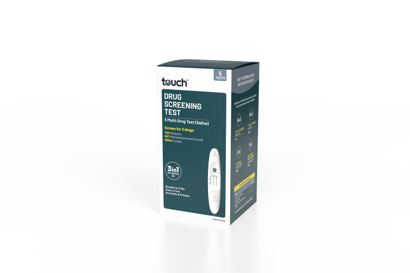 3 Multi-Drug Screening Test (Saliva) Pen | 5 Tests