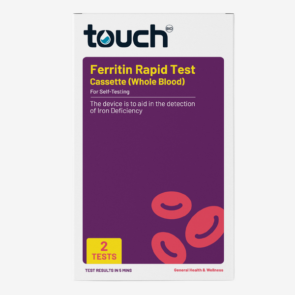Ferritin Rapid Test (Iron Test) - For Self Testing (2 tests per kit)