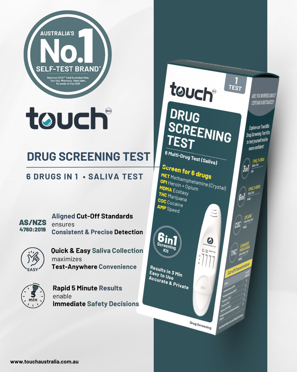 6 Multi-Drug Screening Test (Saliva) Pen | 1 Test