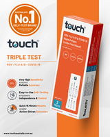 RSV, Flu A/B & COVID-19 Rapid Antigen Test - For Self Testing | 02 Test Kits