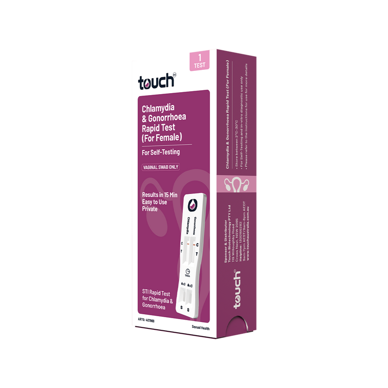 Chlamydia & Gonorrhoea At-Home Test (For Female) | 01 Test Kit