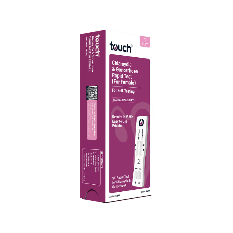 Chlamydia & Gonorrhoea At-Home Test (For Female) | 01 Test Kit