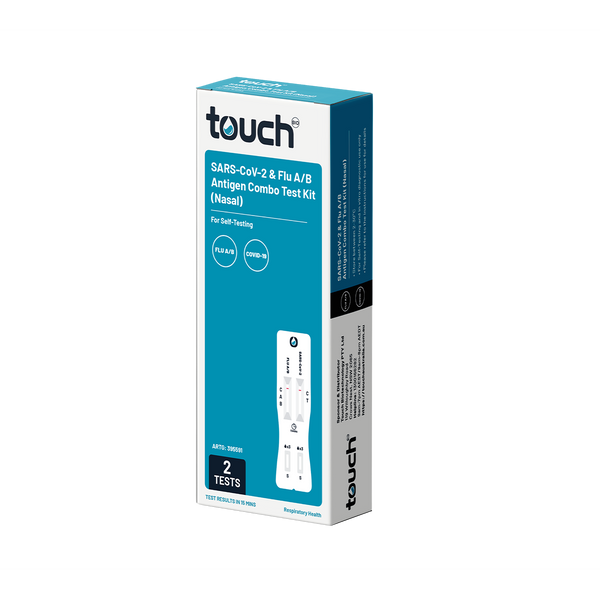 COVID-19 and Flu A/B Rapid Antigen Combo Test  - For Self Testing | 02 Test Kits