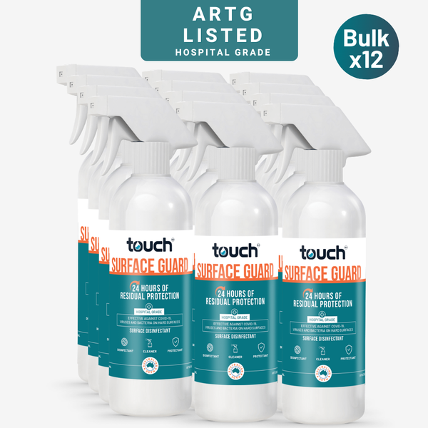 Surface Disinfectant Spray, Hospital Grade , Cleaning and sanitiser Bulk Buy Online | 500mL-Surface Guard-Australian Made-TouchBio Bulk