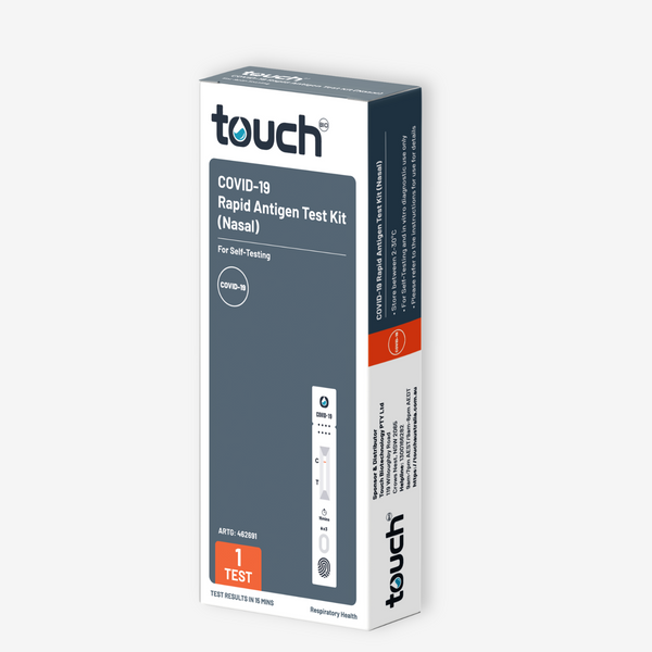 TouchBio- Covid -19 Rapid Antigen Test -Self Testing Australia- TGA approved- 1 pack