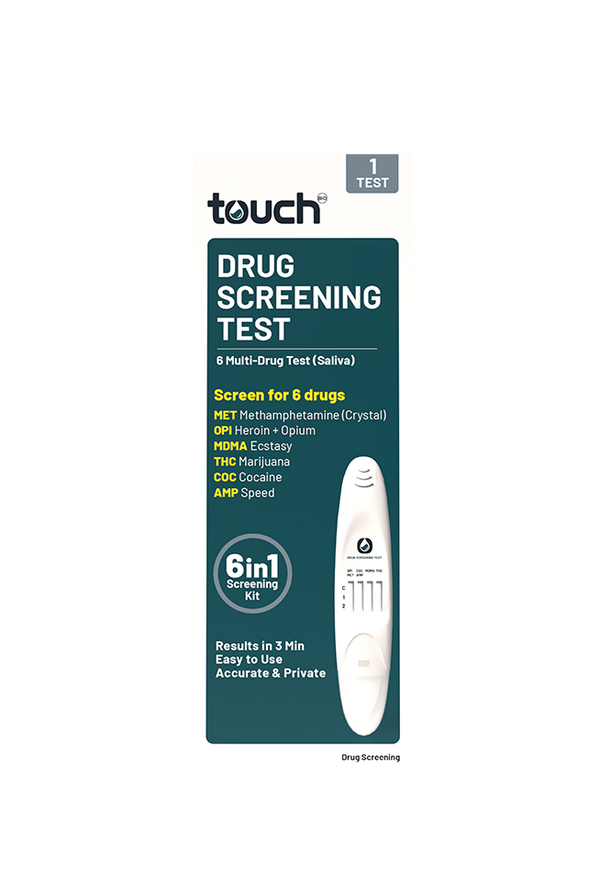 TouchBio 6 Multi-Drug Test (Saliva) Pen | 1 Test