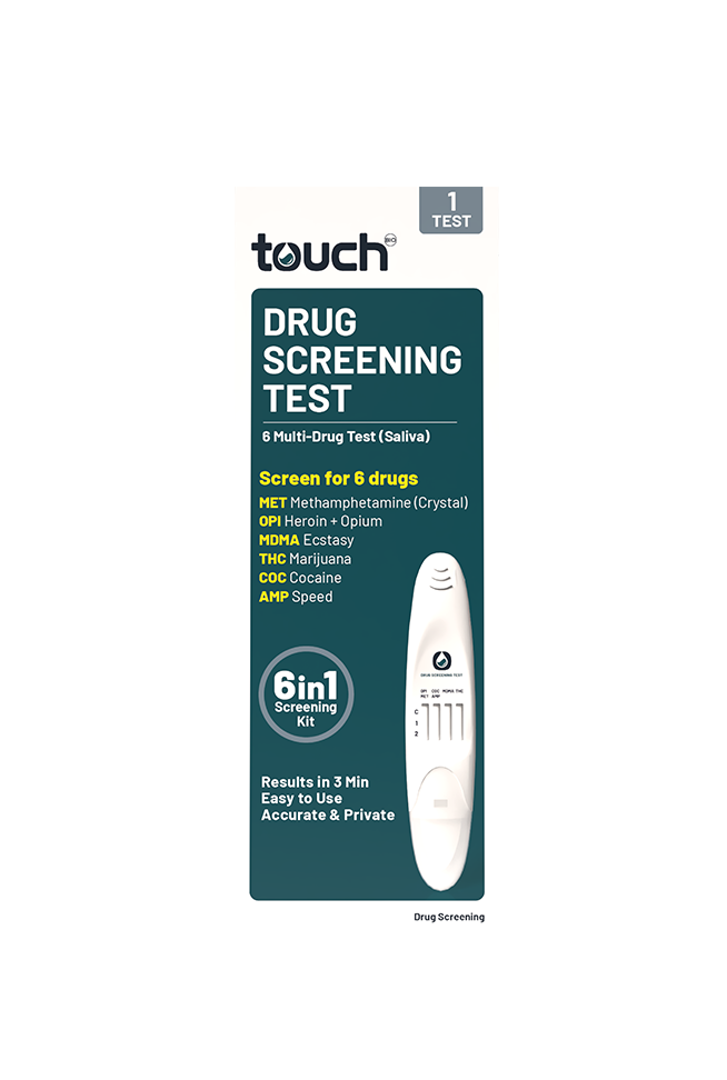 TouchBio 6 Multi-Drug Test (Saliva) Pen | 1 Test