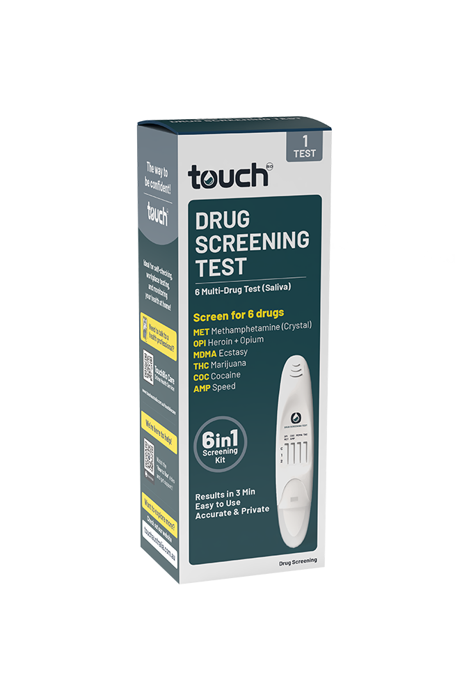 TouchBio 6 Multi-Drug Test (Saliva) Pen | 1 Test