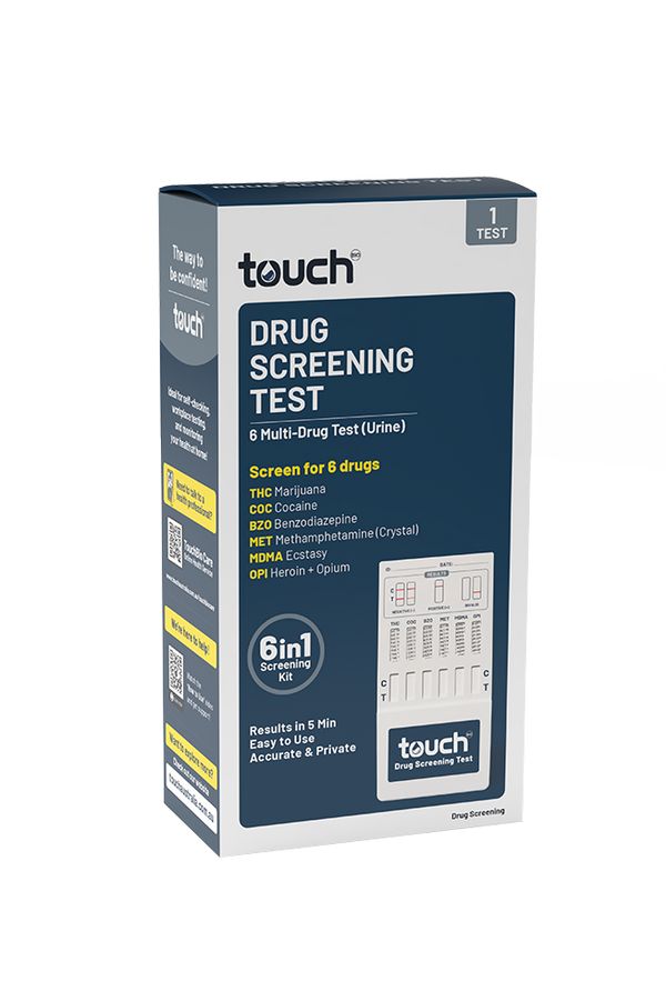 TouchBio 6 Multi-Drug Test (Urine) | 1 Test