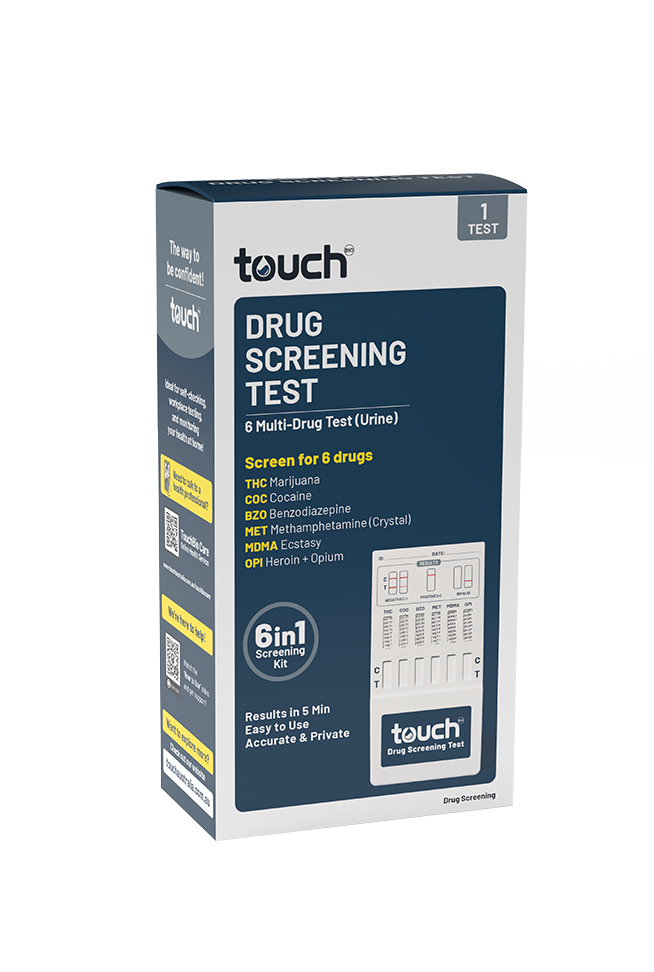 TouchBio 6 Multi-Drug Test (Urine) | 1 Test