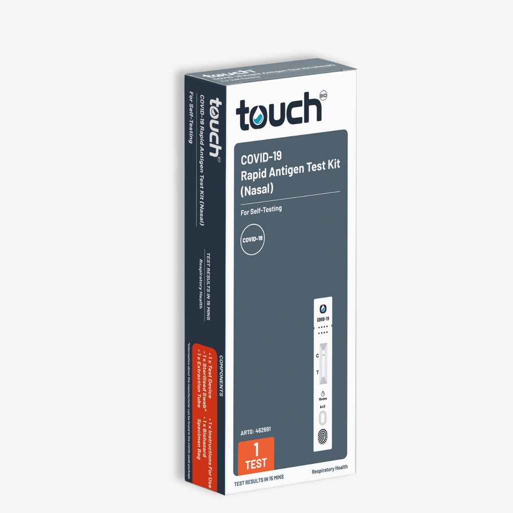 TouchBio Covid Rapid Antigen Test- Single 1 Pack - Australia Self-Test