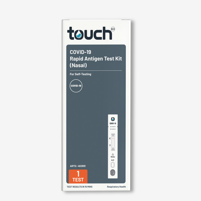 TouchBio COVID-19 Rapid Antigen Test  - For Self Testing | 01 Test Kit Australia Sensitivity TGA