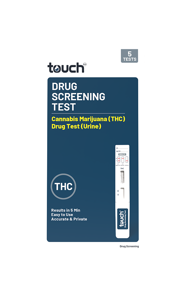 TouchBio Cannabis Marijuana (THC) Drug Test (Urine) | 5 Tests