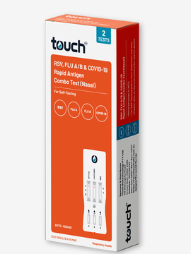 4in1- RSV, Flu A/B & COVID-19 Rapid Antigen Test - For Self Testing | 02 Test Kits