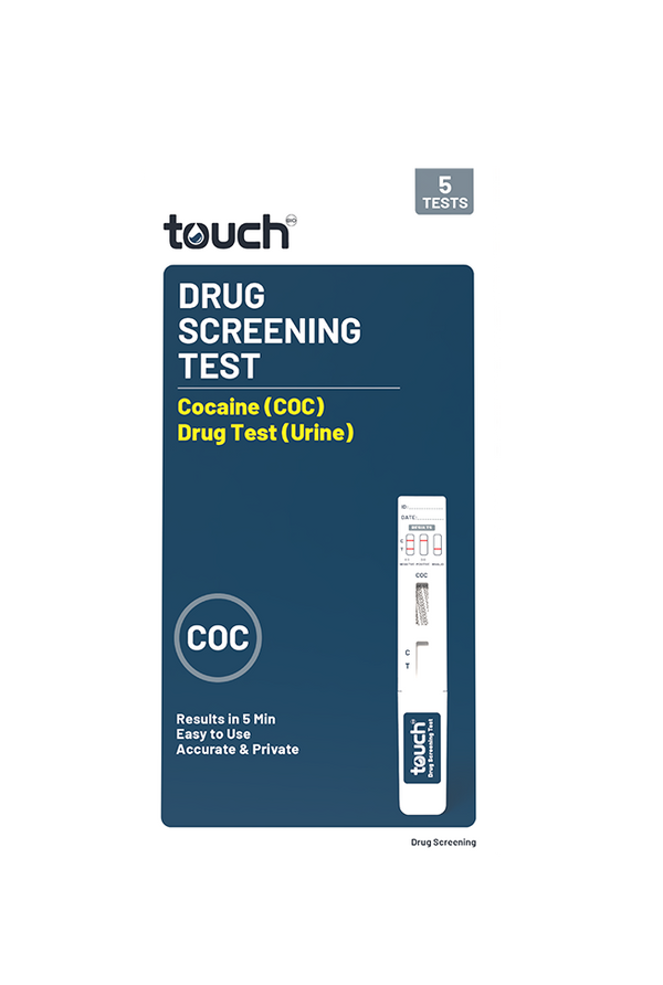 TouchBio Cocaine (COC) Drug Test (Urine) | 5 Tests