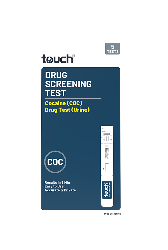 TouchBio Cocaine (COC) Drug Test (Urine) | 5 Tests