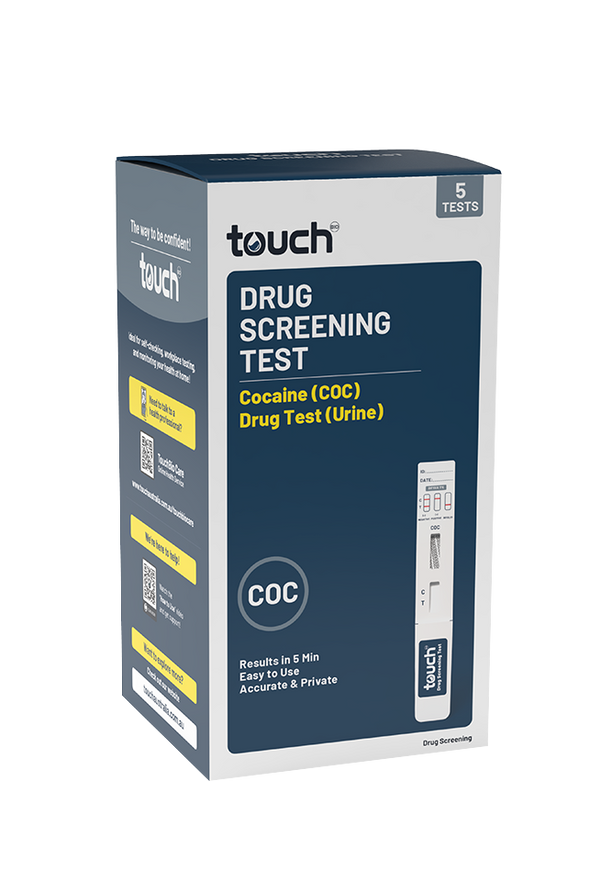 TouchBio Cocaine (COC) Drug Test (Urine) | 5 Tests