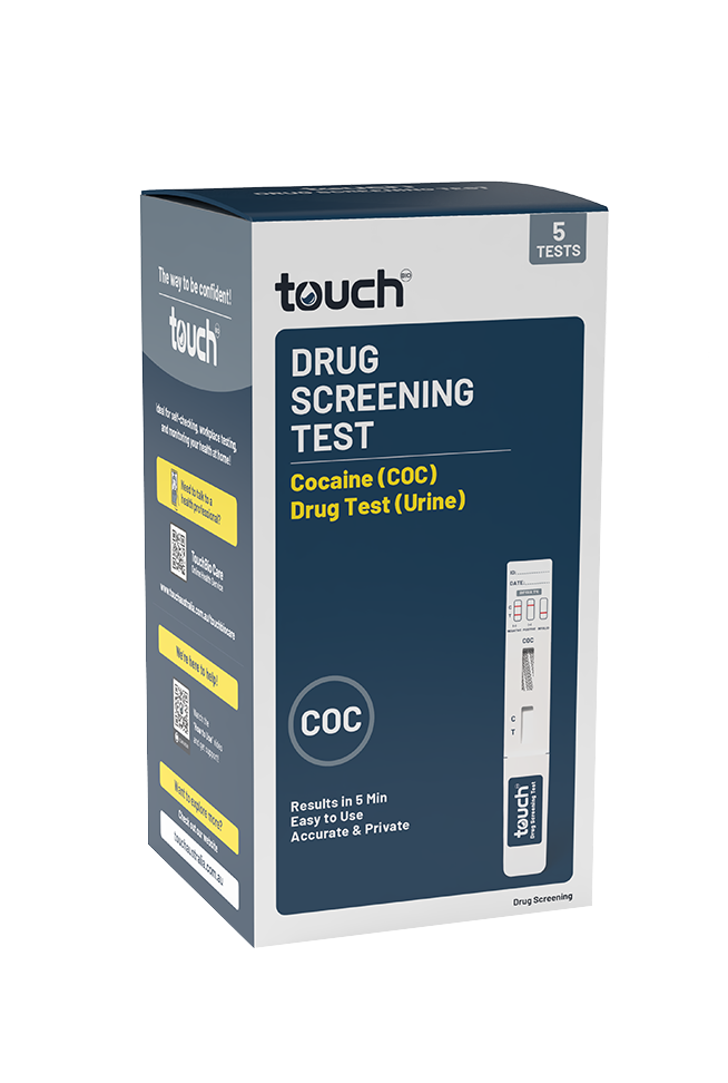 TouchBio Cocaine (COC) Drug Test (Urine) | 5 Tests