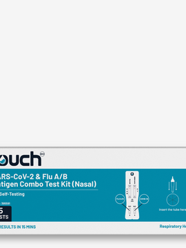 3in1- COVID-19 and Flu A/B Rapid Antigen Combo Test  - For Self Testing | 05 Tests Kit