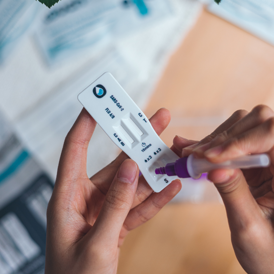 TouchBio COVID-19 and Flu A/B Rapid Antigen Combo Test | 5 Tests Kit