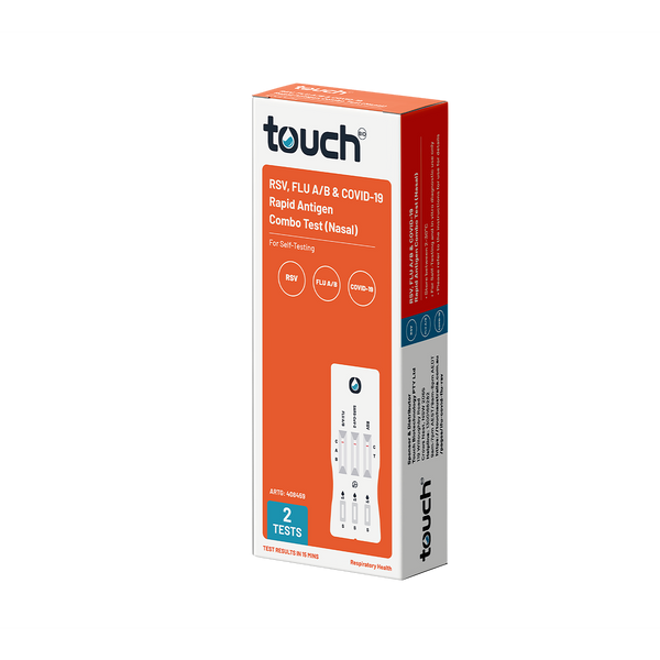 RSV, Flu A/B & COVID-19 Rapid Antigen Test - For Self Testing | 02 Test Kits