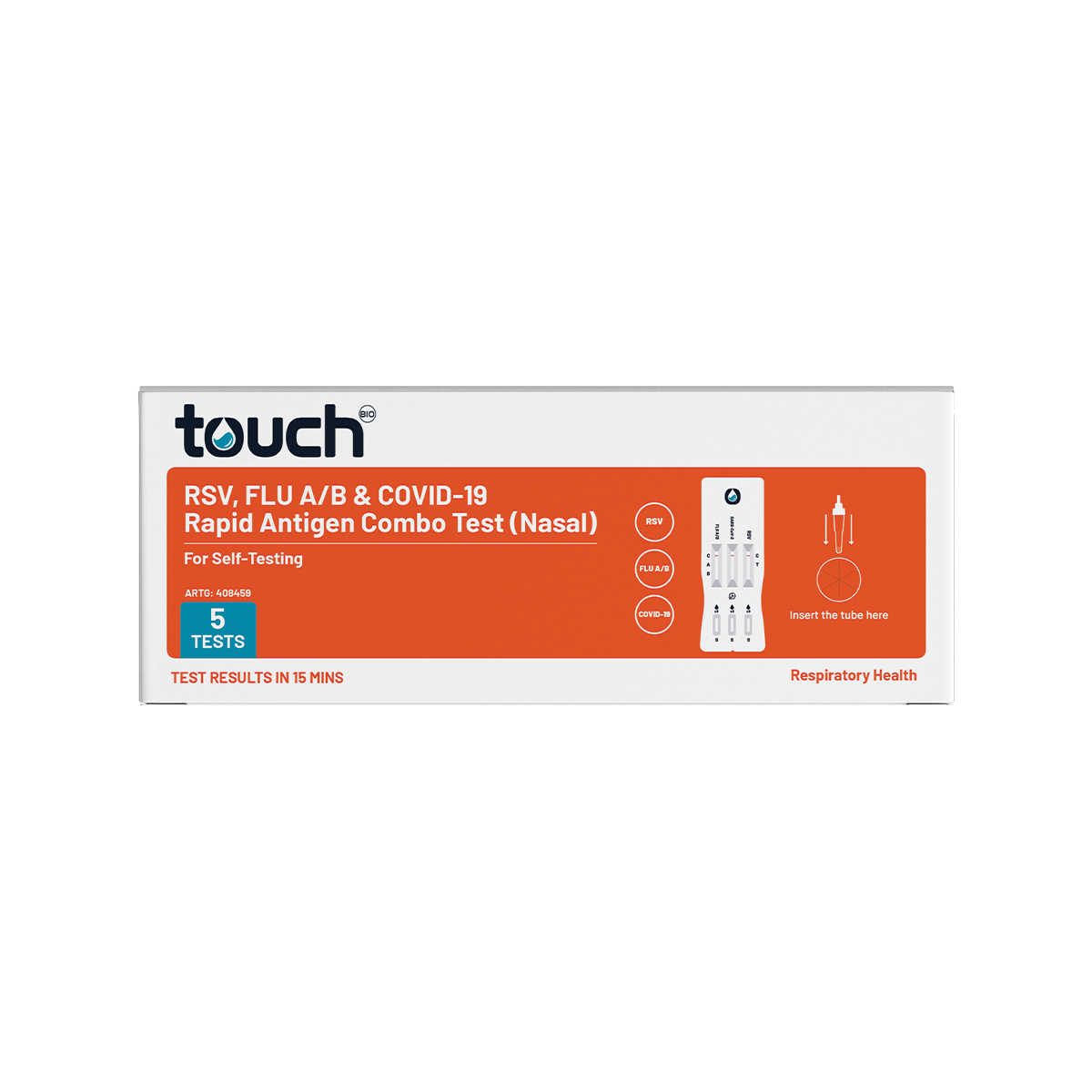 RSV, Flu A/B & COVID-19 Rapid Antigen Test - For Self Testing | 05 Tests Kit