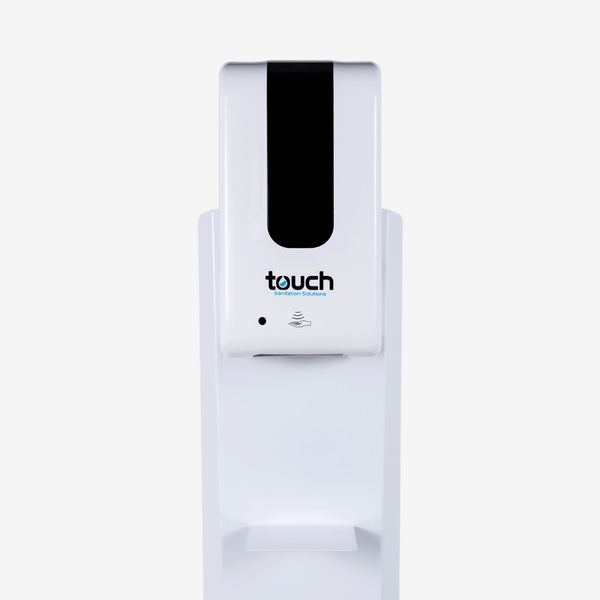 Hand Sanitiser Dispenser Automatic Floor Stand Station _ TouchBio