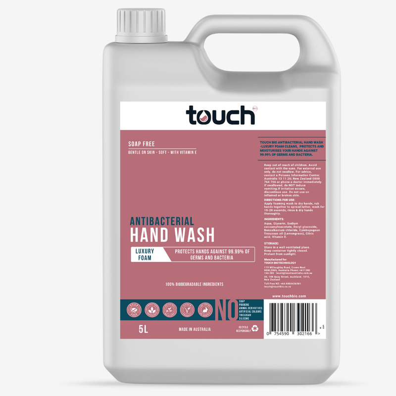 Antibacterial Hand Wash  BULK 4 x 5L |  Soap Free